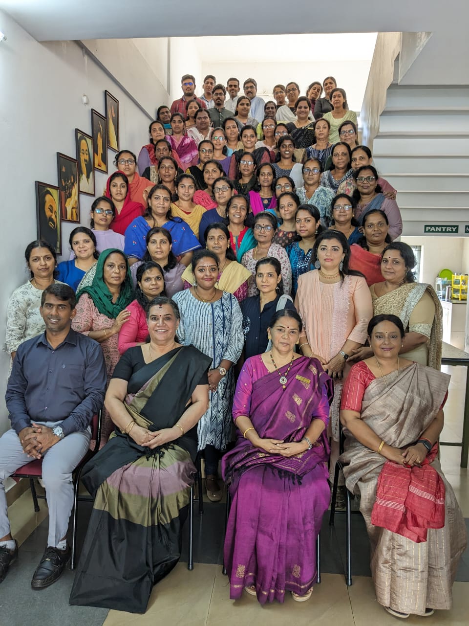 Teachers Group Photo, Sree Gurudeva Central School, Kollam